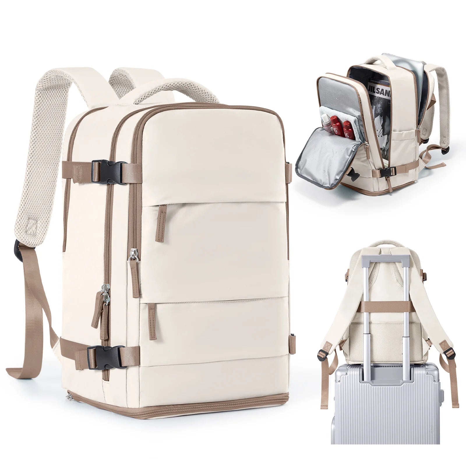 Waterproof Travel Backpack – 40x20x25cm Cabin Bag