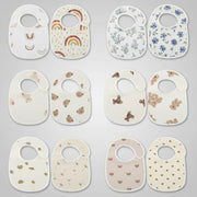 Waterproof Baby Bibs Cotton 2pcs/set