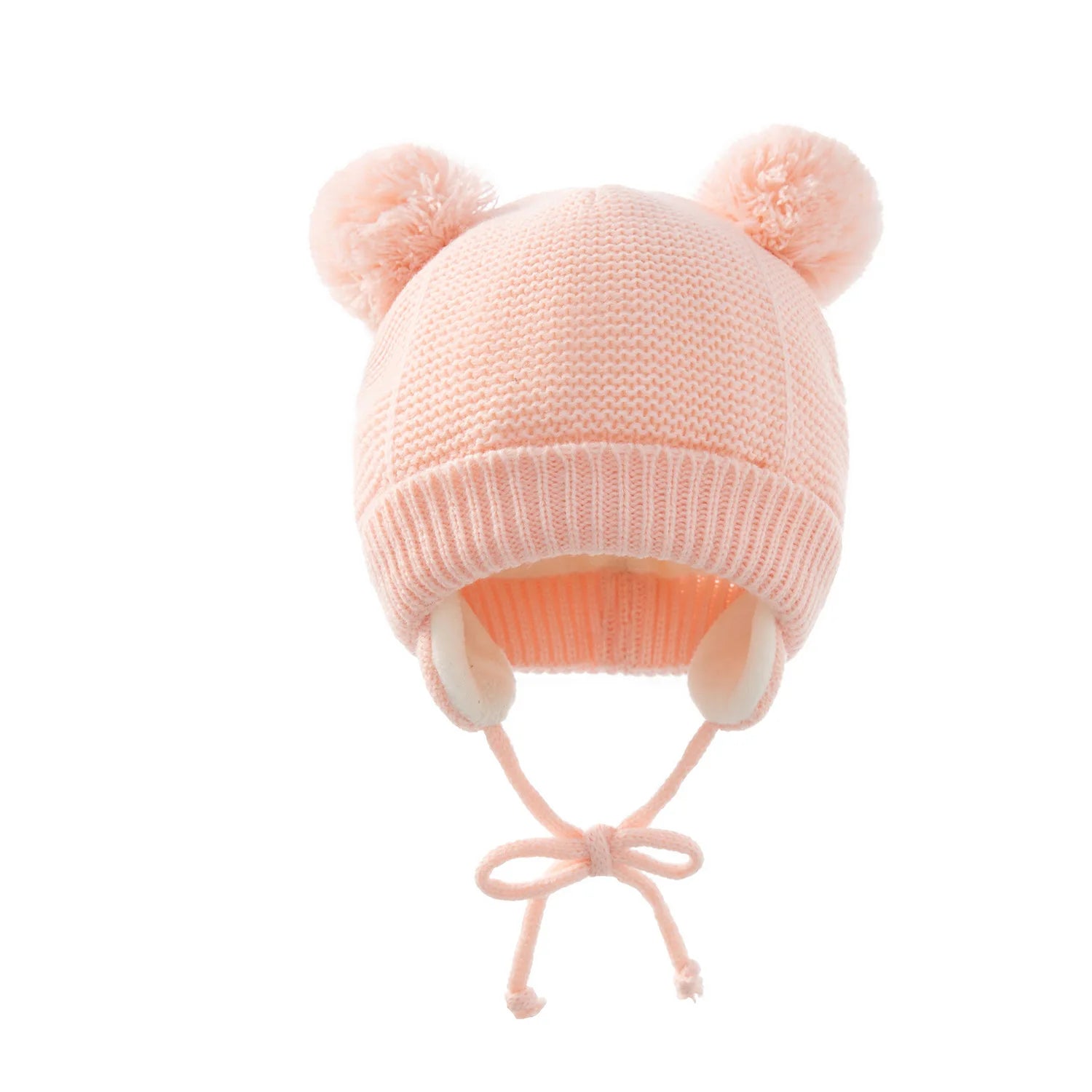 Knitted Fleece-Lined Baby Winter Hat