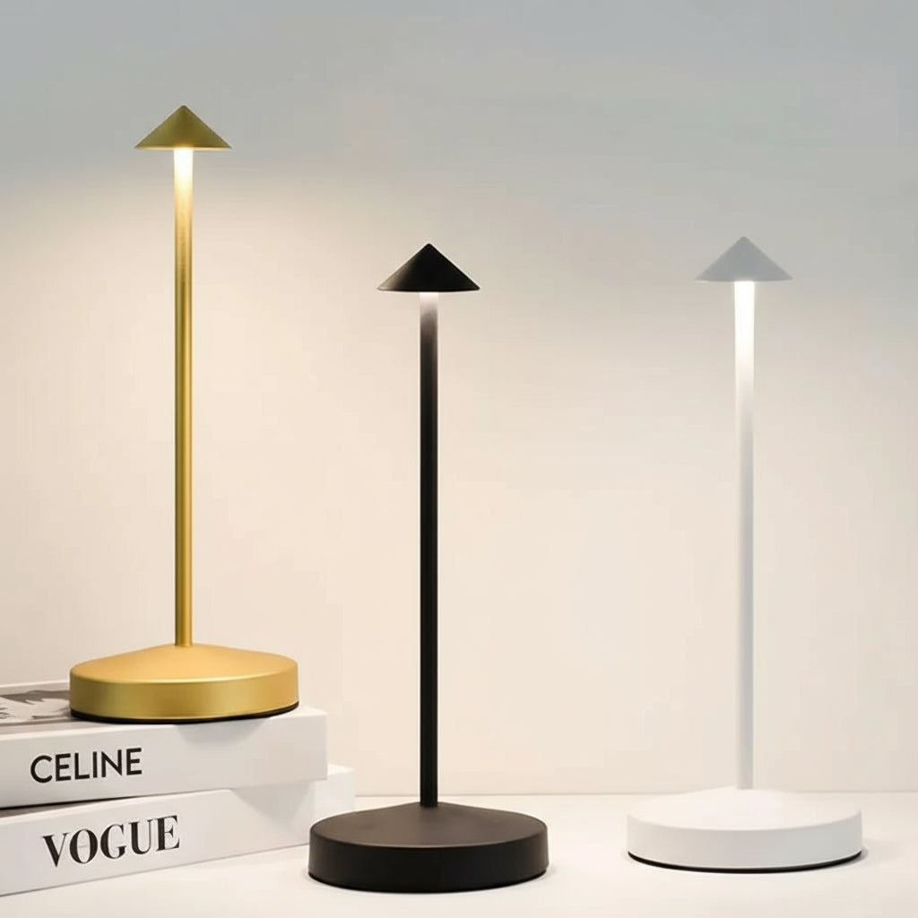 Rechargeable LED Table Lamp – Touch Dimming Cordless Light for Dining & Decor