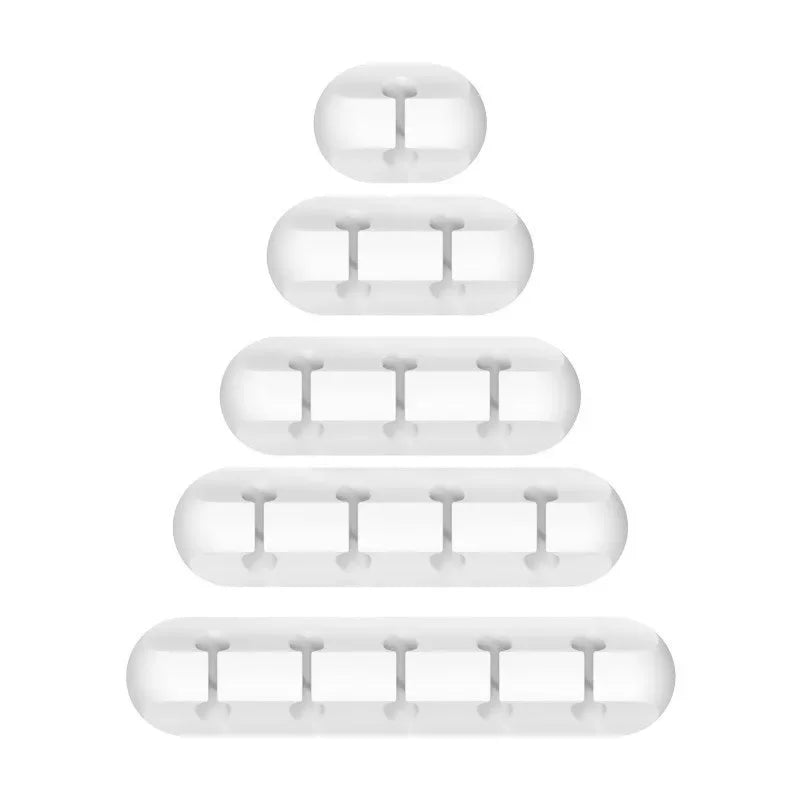 Silicone USB Cable Organizer – Cable Winder & Holder for Desktop & Charging Cables