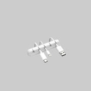 Silicone USB Cable Organizer – Cable Winder & Holder for Desktop & Charging Cables