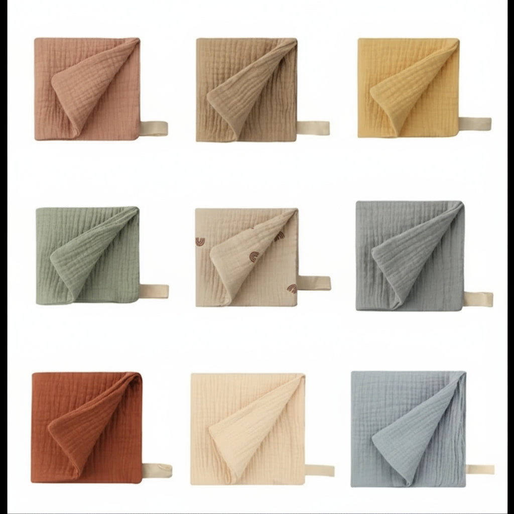 Baby Towel New Born Items Stuff Muslin Squares 5PC