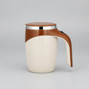 Rechargeable Automatic Stirring Mug – Stainless Steel Magnetic Coffee Cup