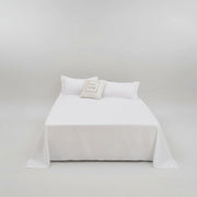 Soft Solid Colour Flat Bed Sheet – Minimalist Plain Bedding for Calm Homes