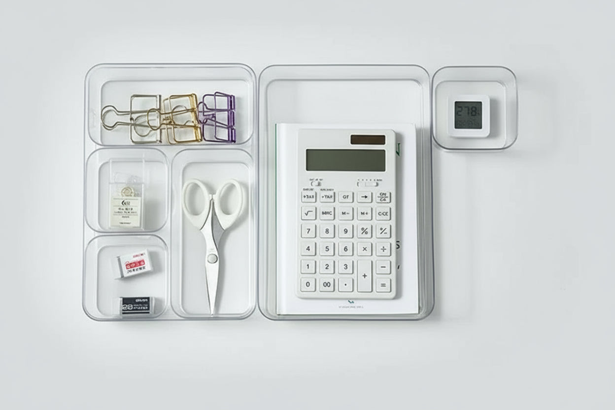 Transparent acrylic storage box