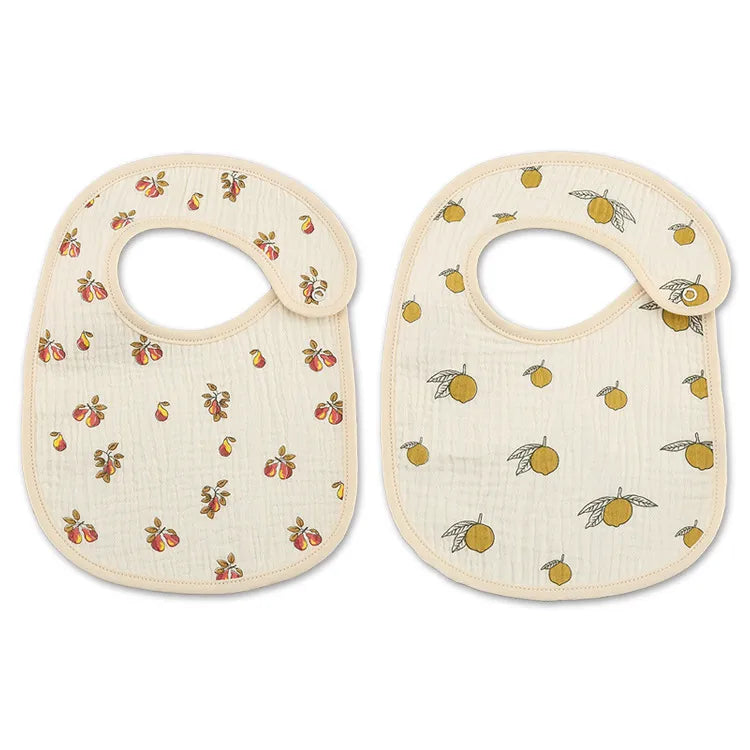 Waterproof Baby Bibs Cotton 2pcs/set