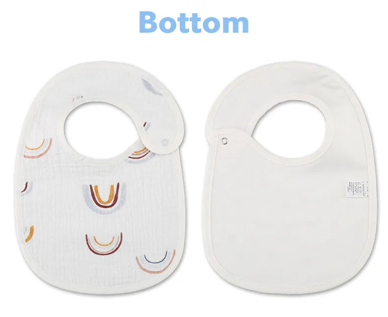 Waterproof Baby Bibs Cotton 2pcs/set