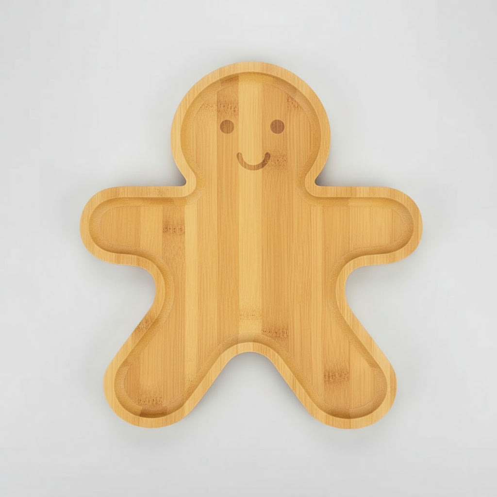 Wooden Christmas Serving Tray – Festive Snack, Fruit & Cheese Board