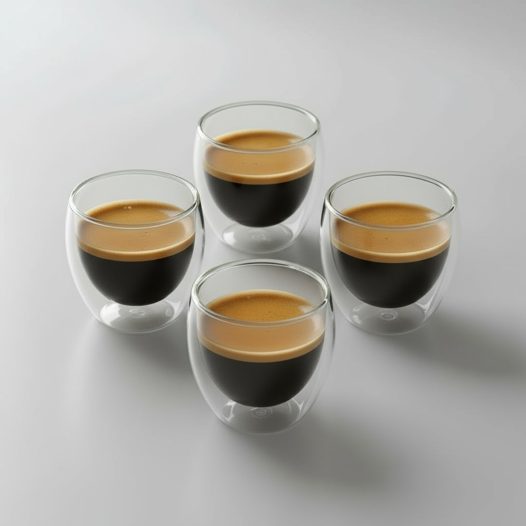 Transparent Glass Cup Set – Friendly Drinkware for Home