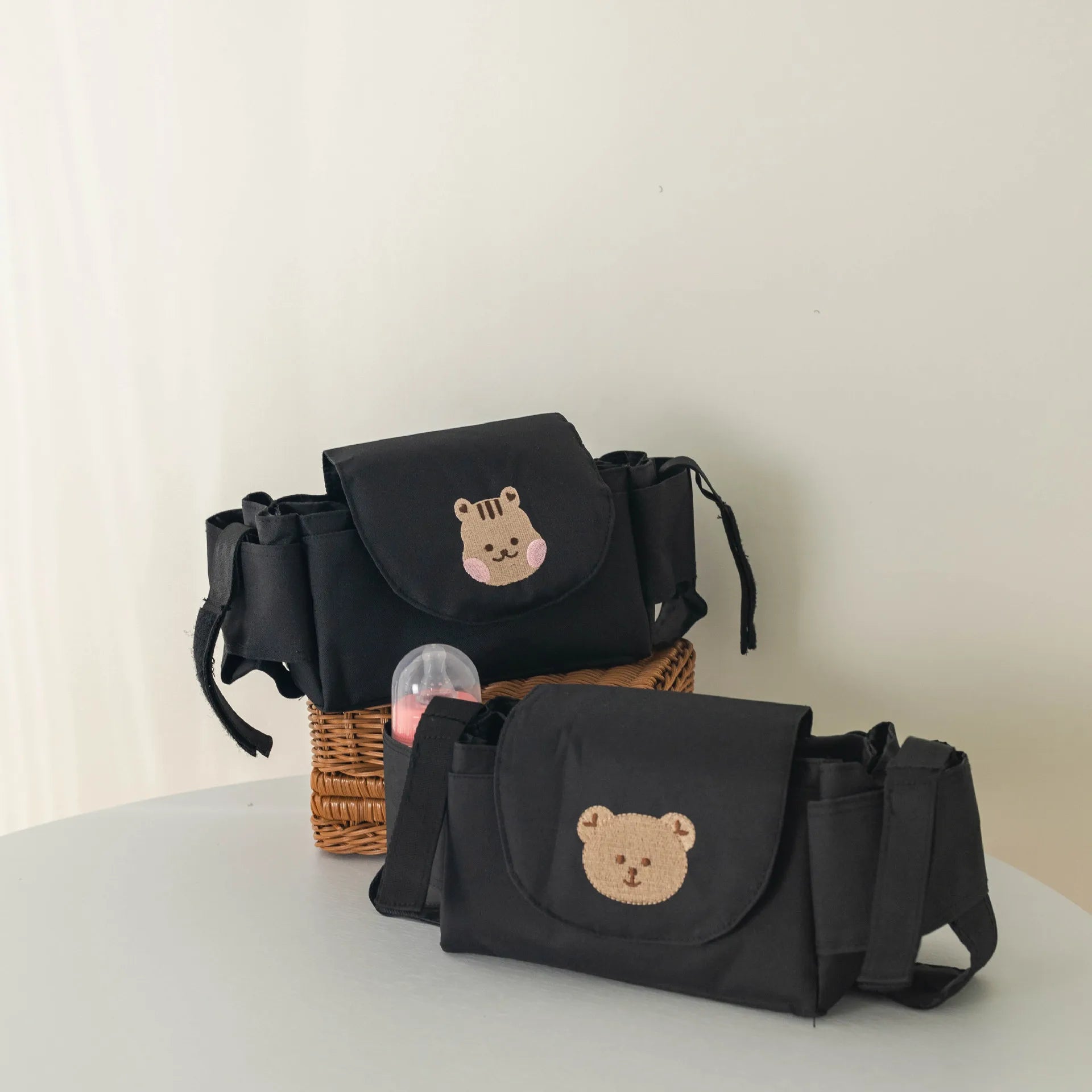 Baby Stroller Bag Organizer with Cup Holder