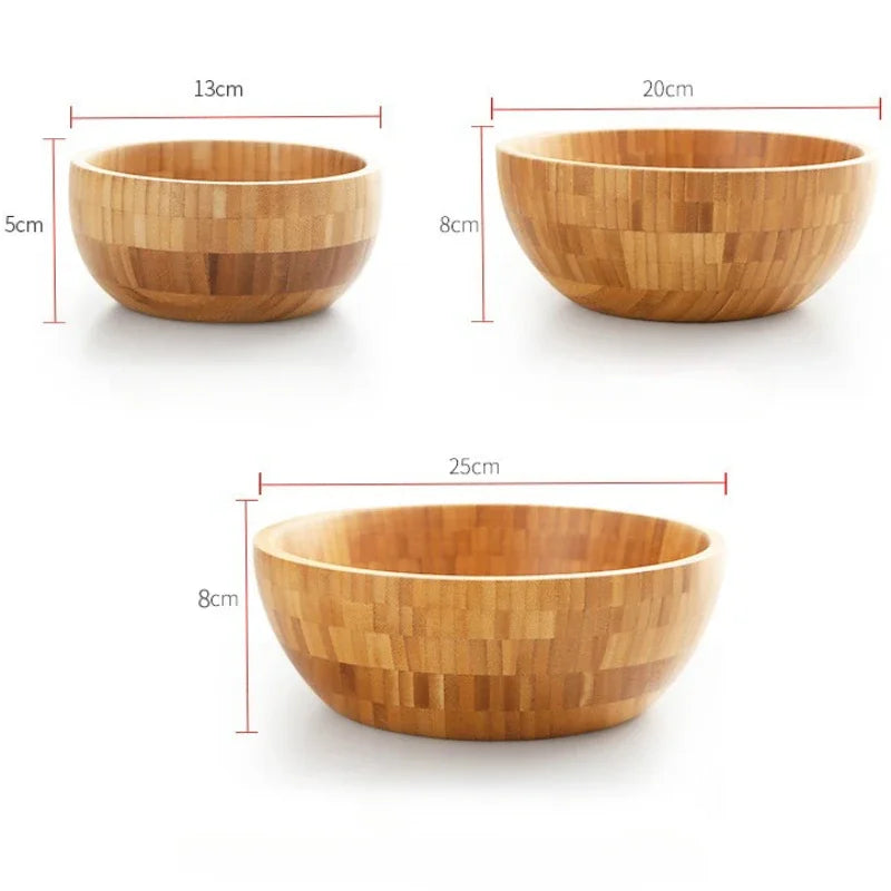 Natural Bamboo Bowl – Eco-Friendly Handmade Design for Everyday Use