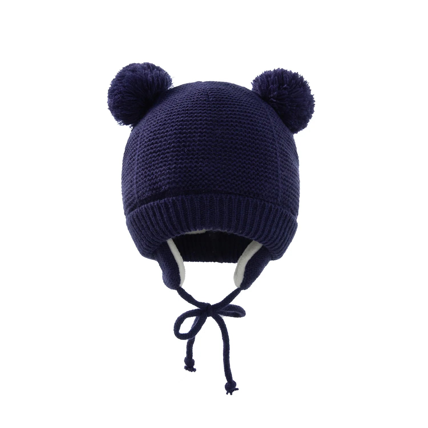 Knitted Fleece-Lined Baby Winter Hat