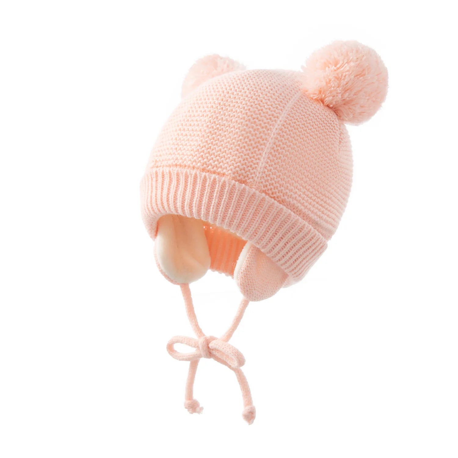 Knitted Fleece-Lined Baby Winter Hat