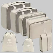 8-Piece Travel Organizer Set – Packing Cubes & Luggage Storage Bags for Clothes & Shoes