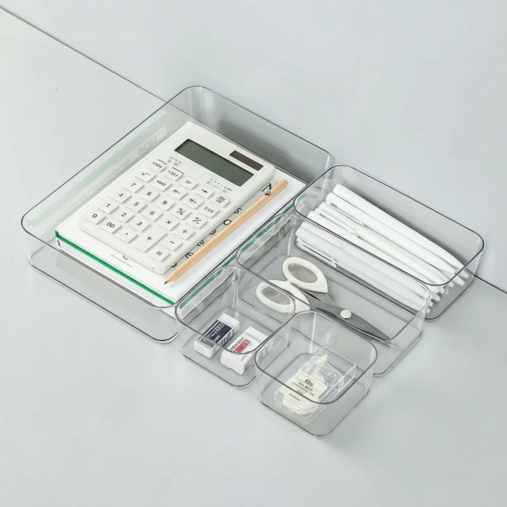 Transparent acrylic storage box