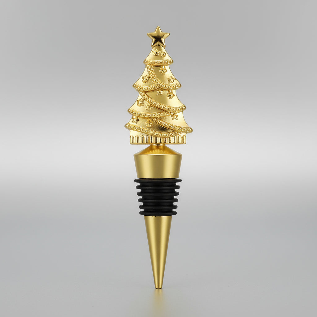 Exquisite Wine Stopper – Snowflake, Reindeer & Christmas Tree Design