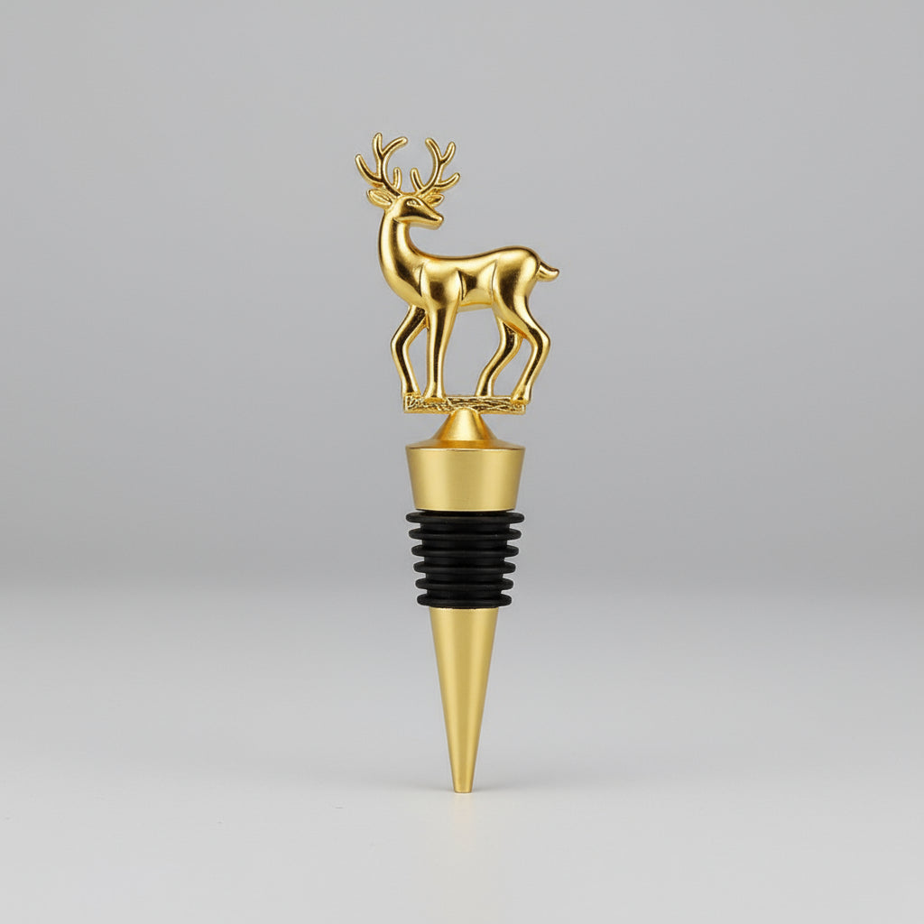Exquisite Wine Stopper – Snowflake, Reindeer & Christmas Tree Design
